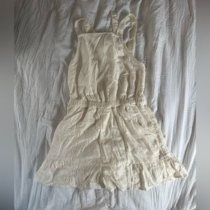 NWOT A&E Cream Romper